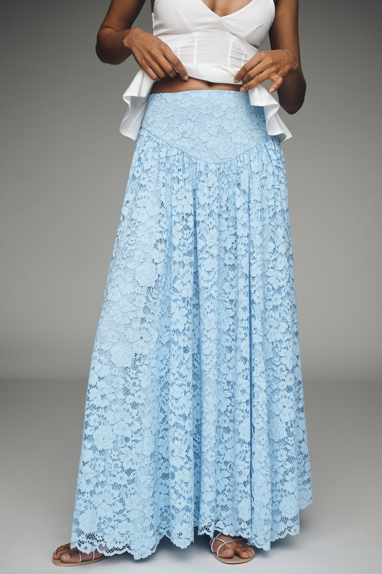 Jacie Lace Maxi Skirt by Maeve