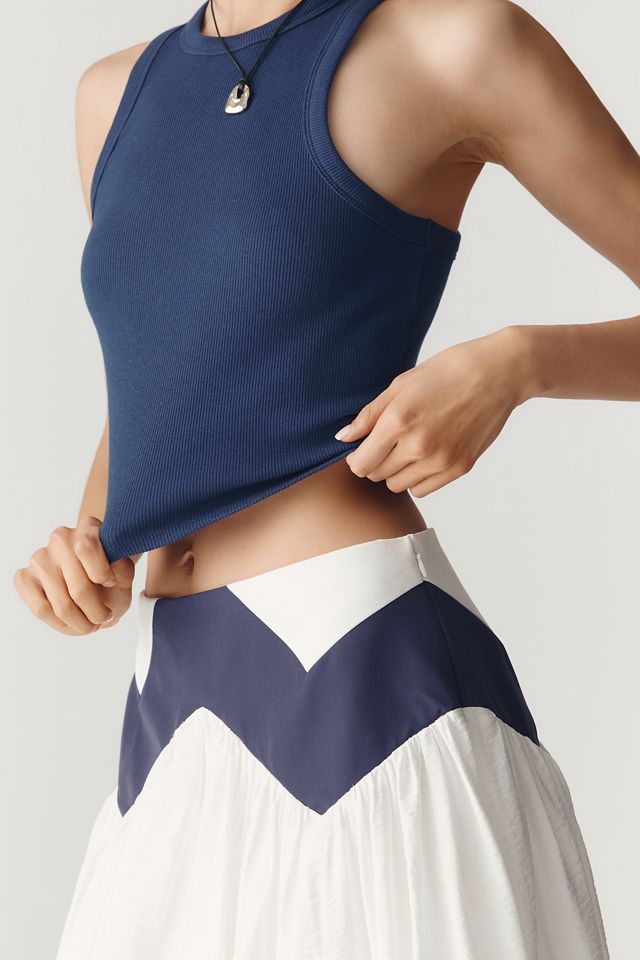 Maeve Geometric Midi Skirt #3