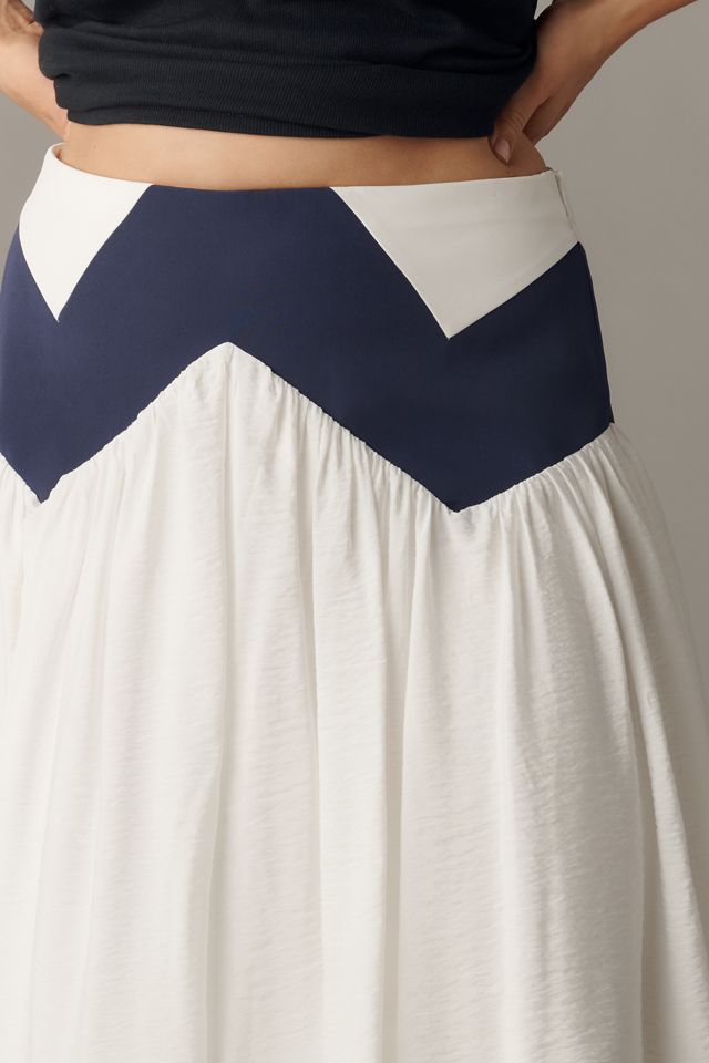 Maeve Geometric Midi Skirt #6