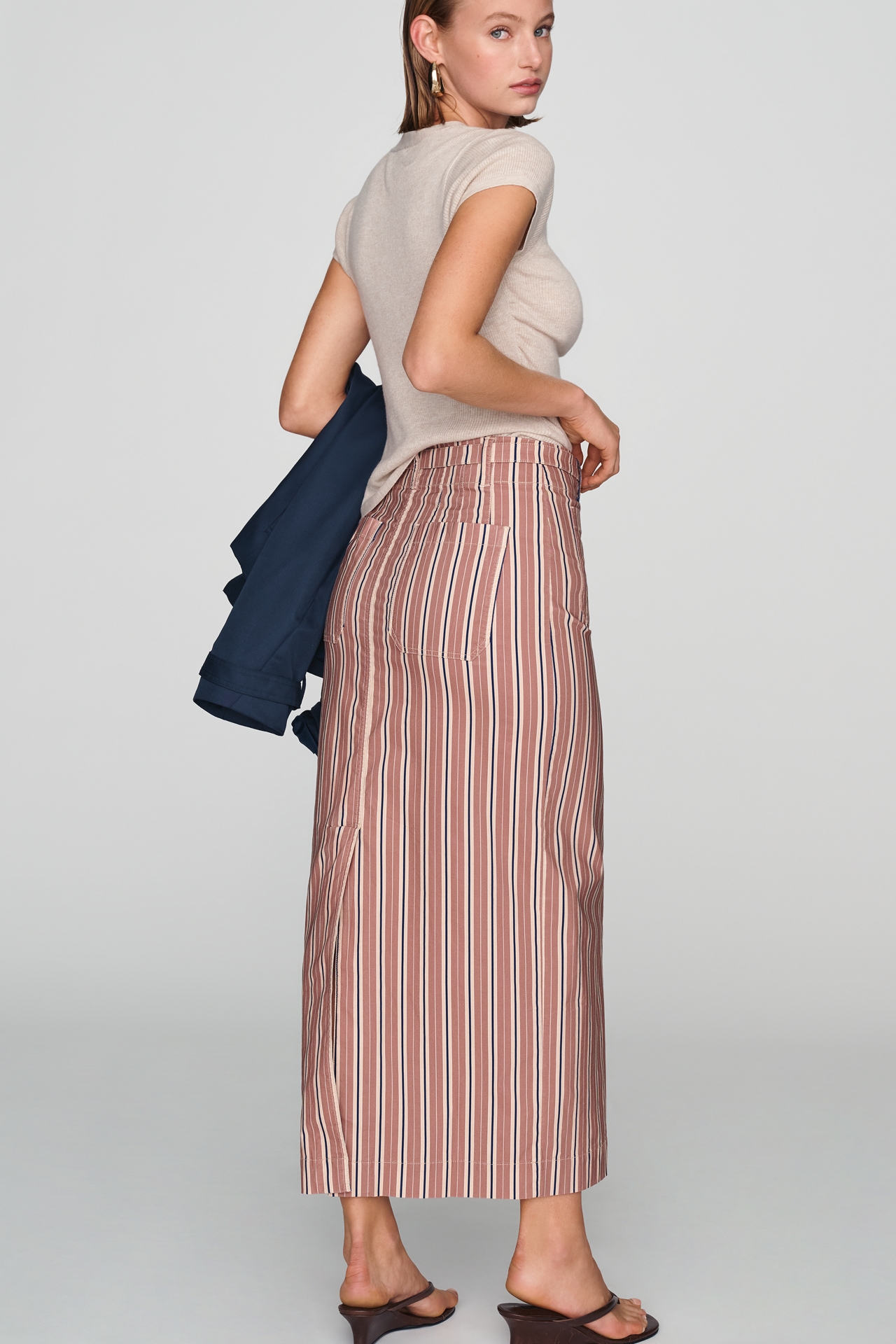 Maeve Colette Plaid Maxi Skirt Magic Fabric