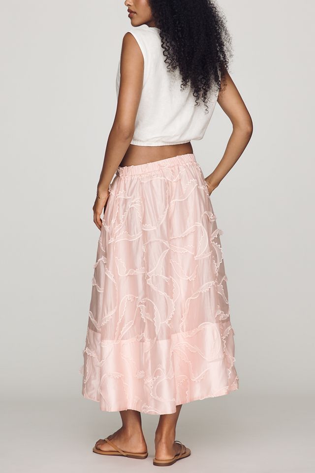 Maeve Jacie Textured Midi Skirt #2