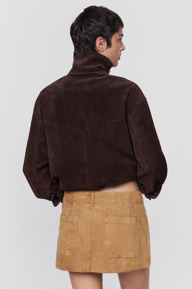 Maeve Colette Faux Suede Skort #2