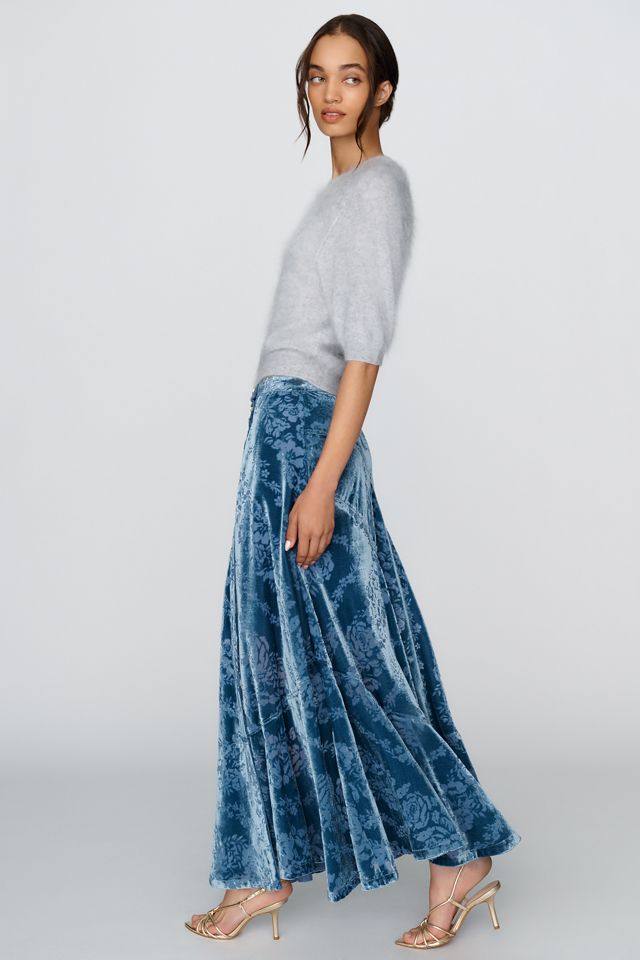 By Anthropologie Olivette Wrap Maxi Skirt #3