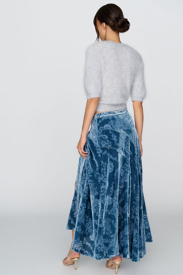 By Anthropologie Olivette Wrap Maxi Skirt #4