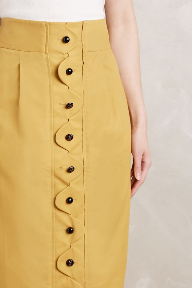 Ada Button Front Skirt #3