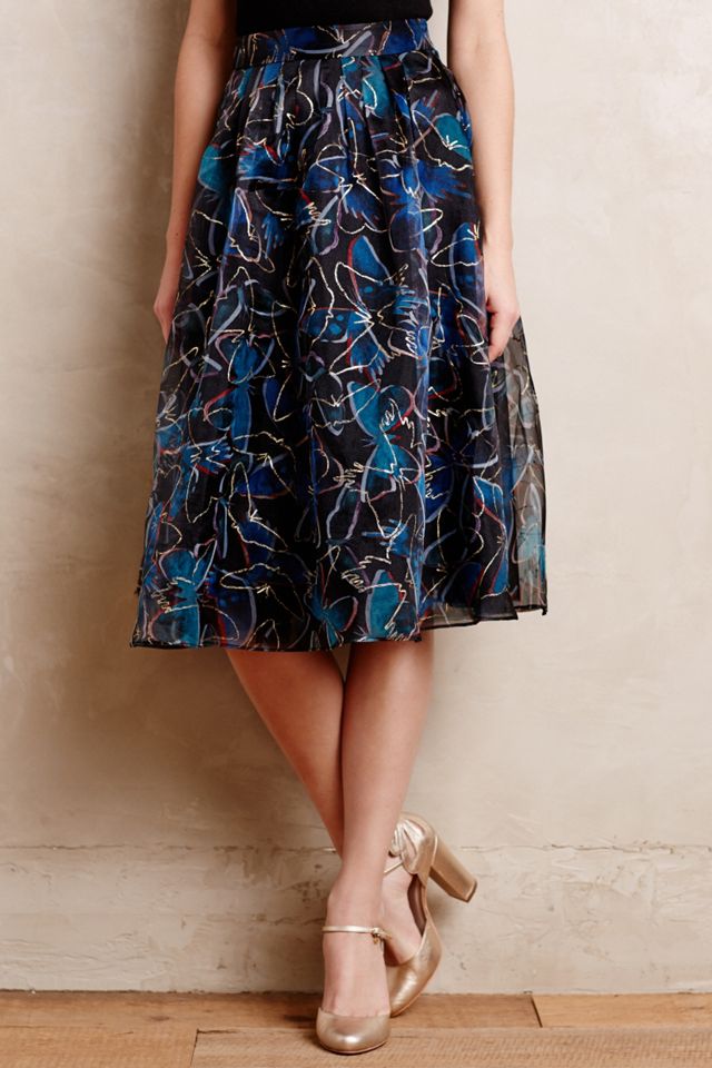 Shimmered Monarch Skirt #1