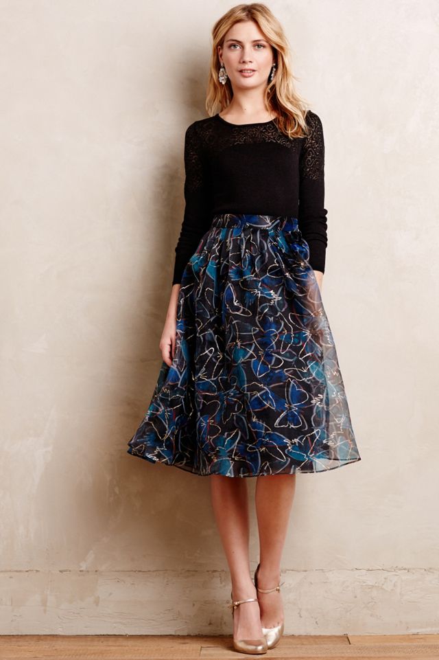 Shimmered Monarch Skirt #3