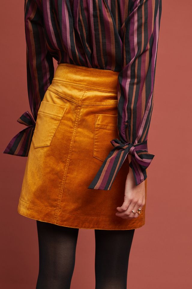 Orchard Velvet Mini Skirt #1