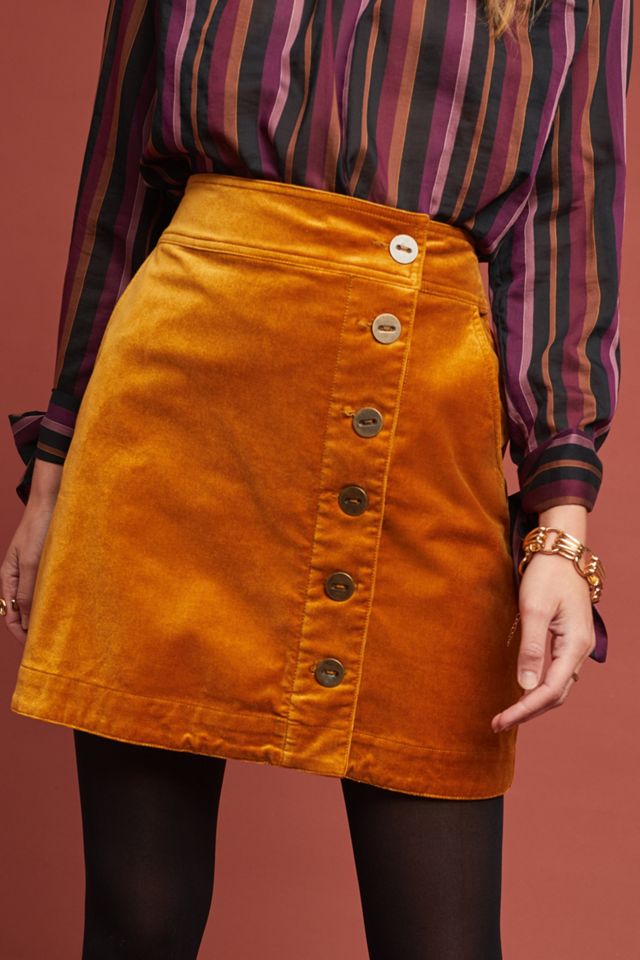 Orchard Velvet Mini Skirt #3