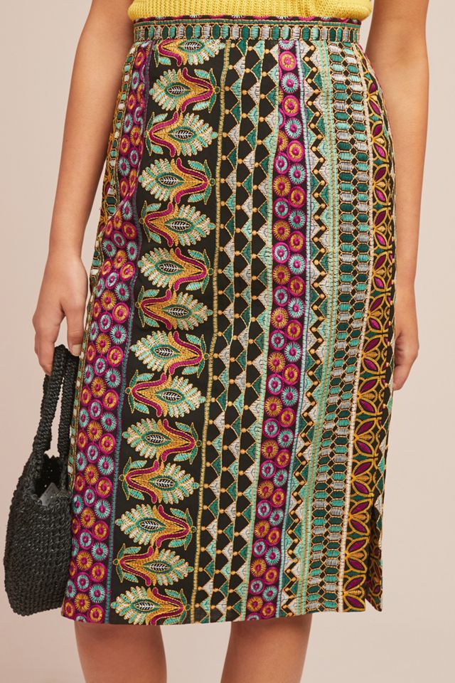 Moroccan Nights Pencil Skirt #2