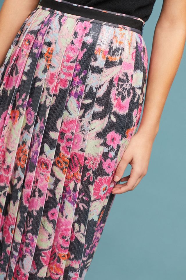 Pleated Sequin Skirt #2