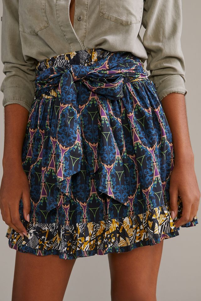 Let Me Be Belted A-Line Mini Skirt #2