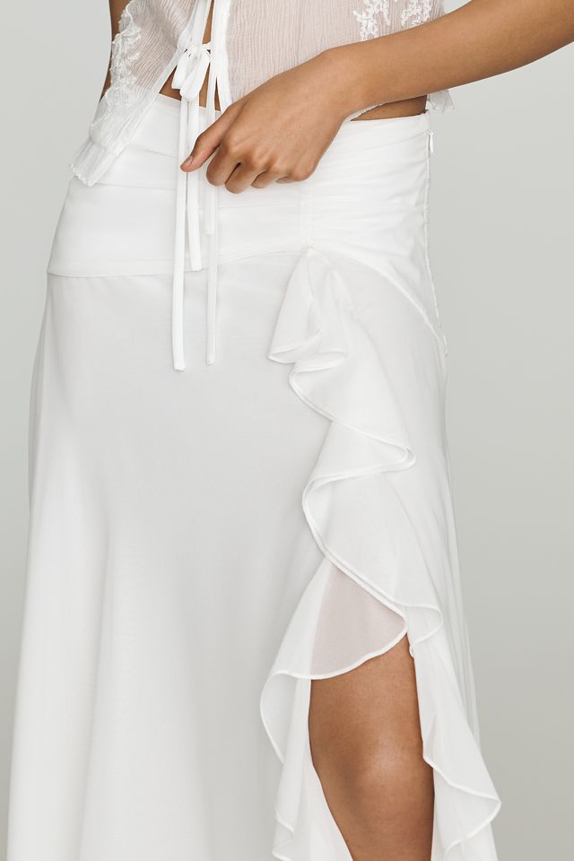 By Anthropologie Lara Ruffle Skirt #2