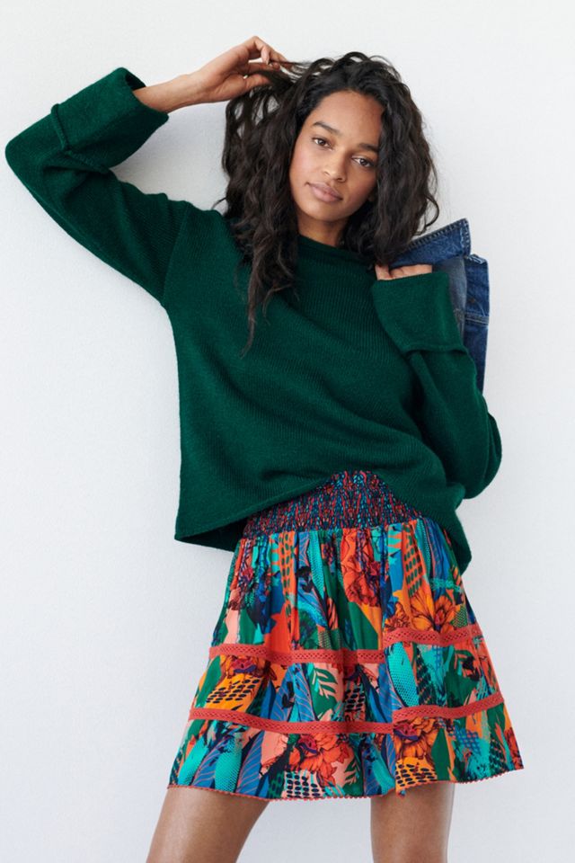 Ellie Embroidered Mini Skirt #1