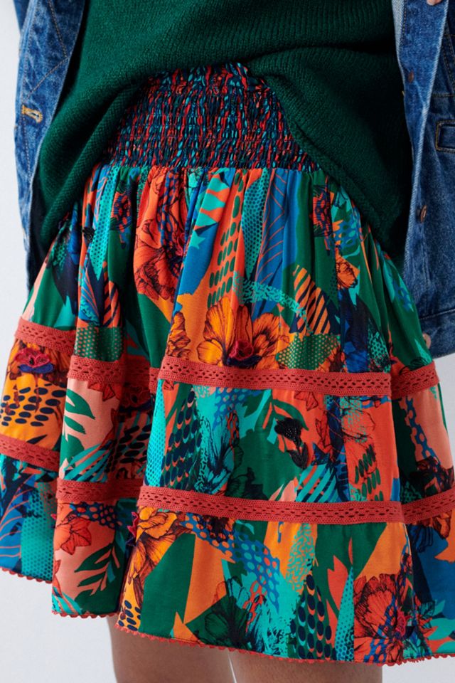 Ellie Embroidered Mini Skirt #2