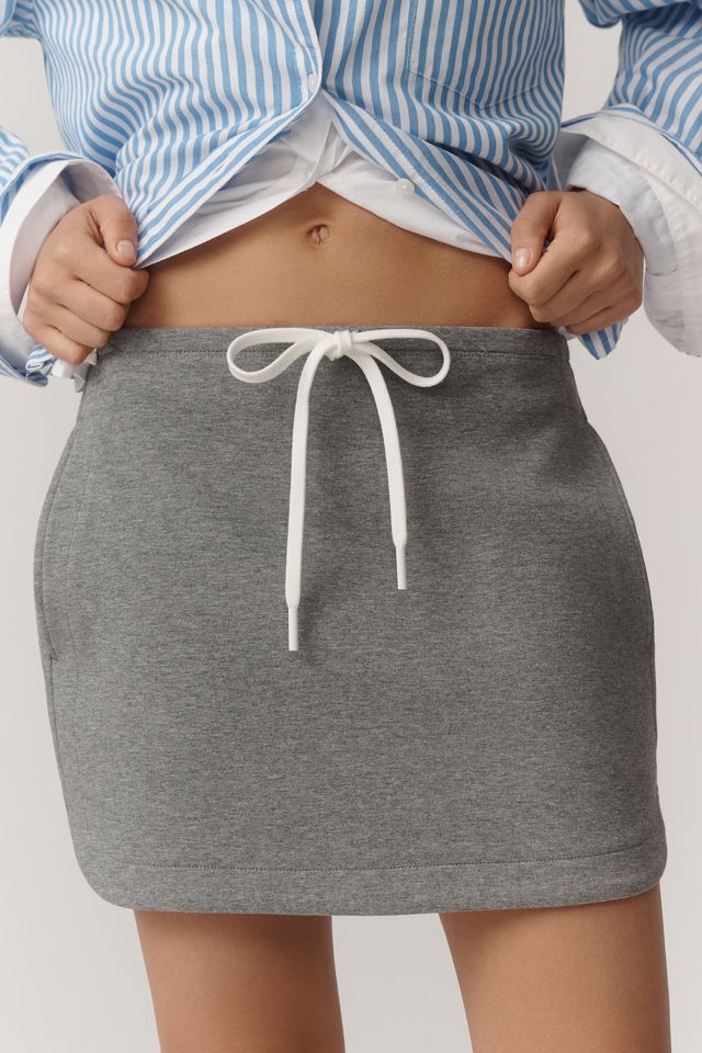 English Factory Scuba Mini Drawstring Skirt #1