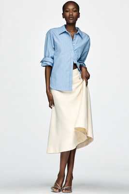 English Factory Tweed A-Line Skirt