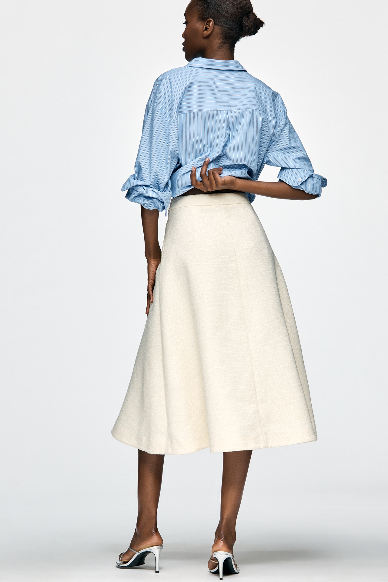 English Factory Tweed A-Line Skirt