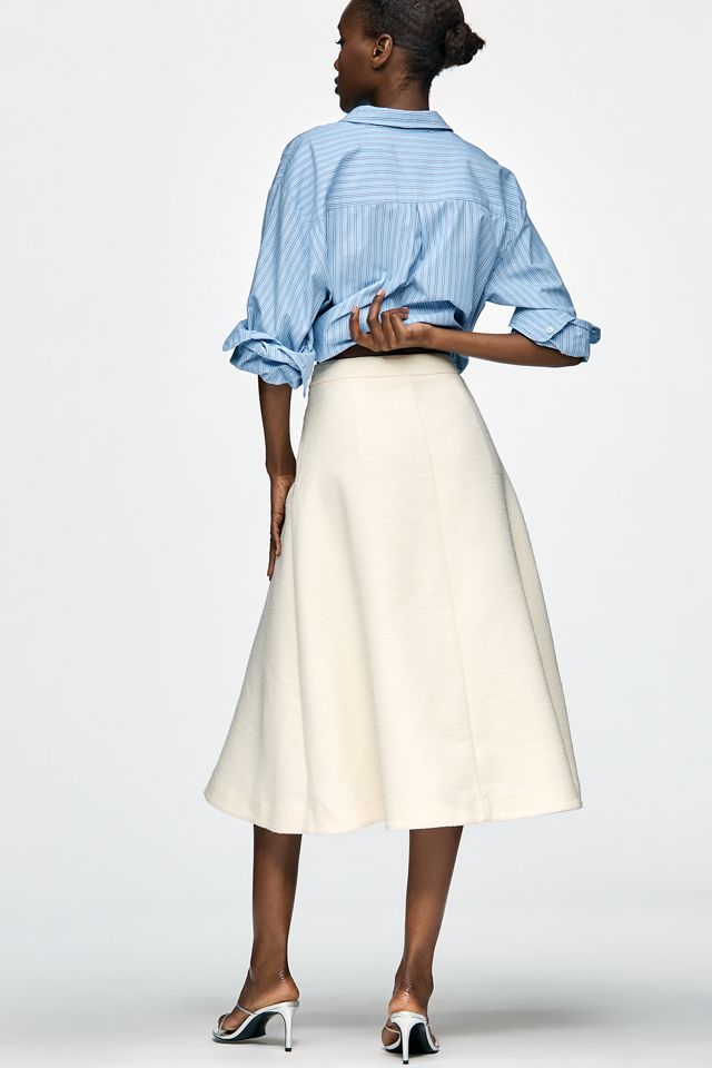 English Factory Tweed A-Line Skirt | Anthropologie