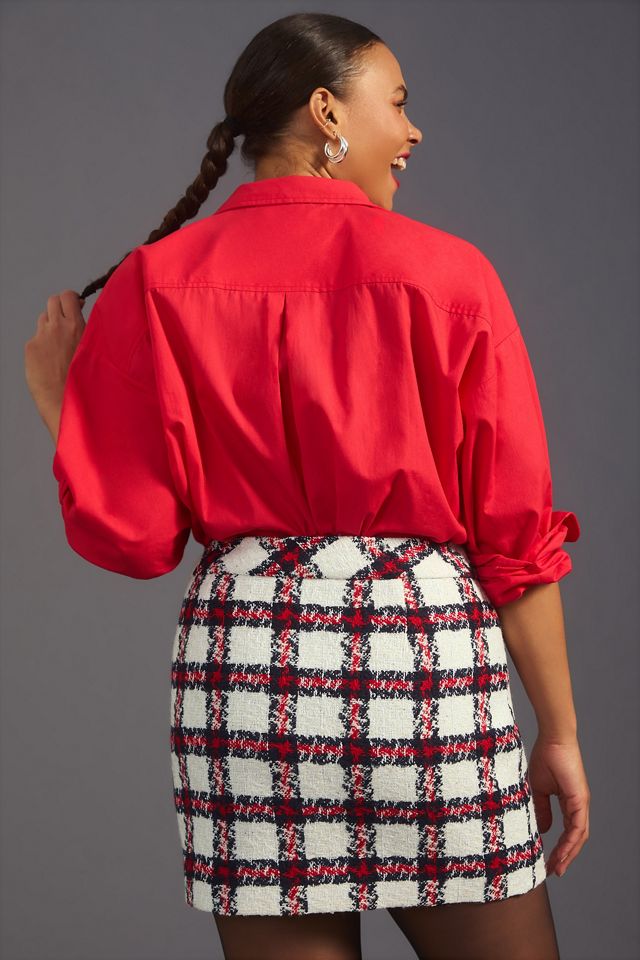 Mini gonna in tweed di fabbrica inglese #4