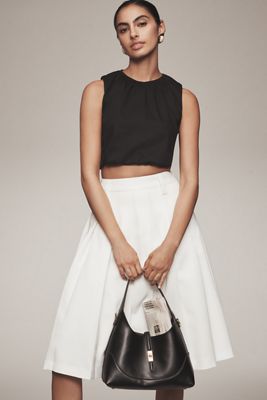 Patchwork Midi Skirt | Anthropologie