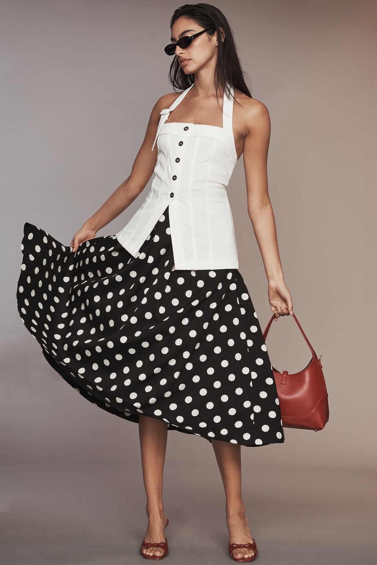 English Factory Full Midi Skirt