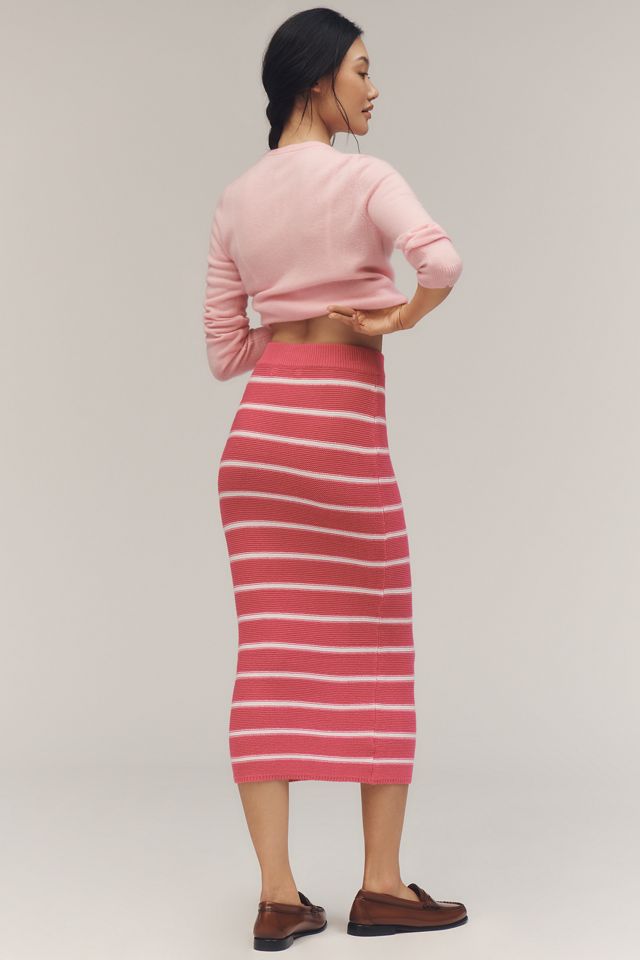 English Factory Fitted Knit Midi Skirt #2