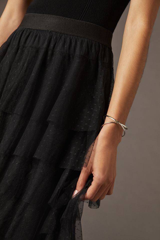 Tiered Tulle Midi Skirt #2