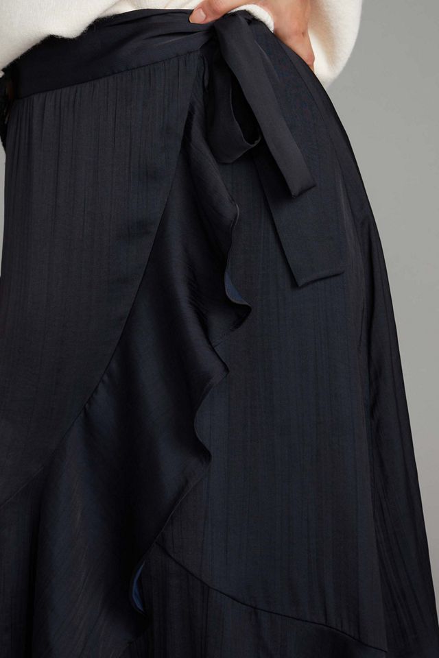 Maeve Ruffle Wrap Midi Skirt #2