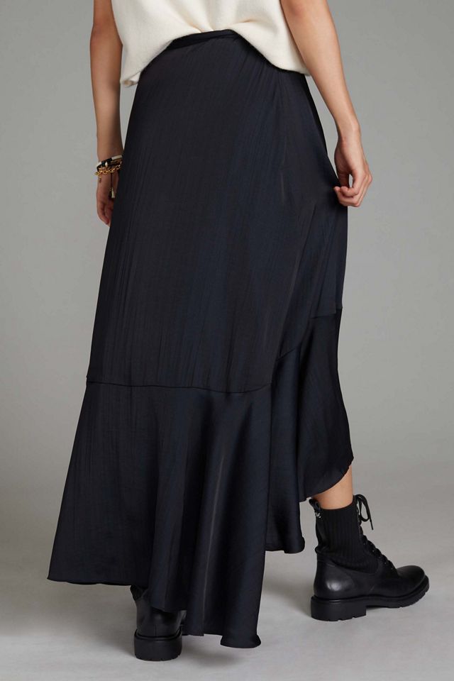 Maeve Ruffle Wrap Midi Skirt #3
