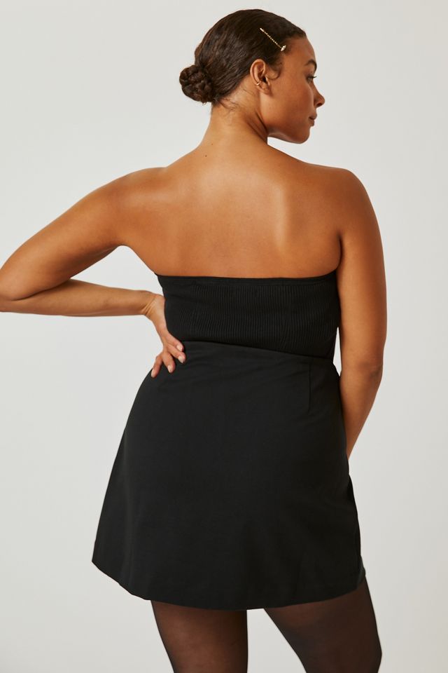Maeve Slim Front-Slit Micro Mini Skirt #8