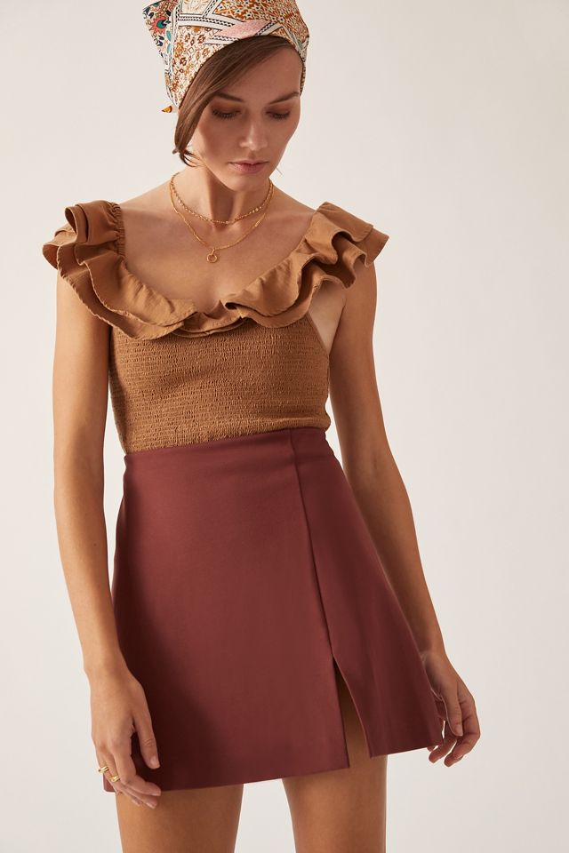 Slim Front-Slit Micro Mini | Anthropologie