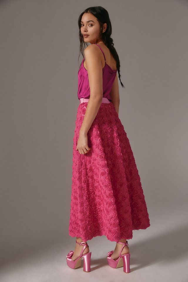 Maeve Floral Appliqué Skirt #2