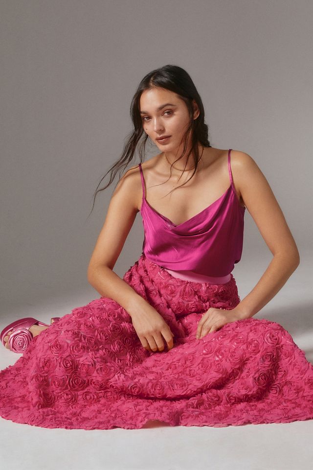 Maeve Floral Appliqué Skirt #3