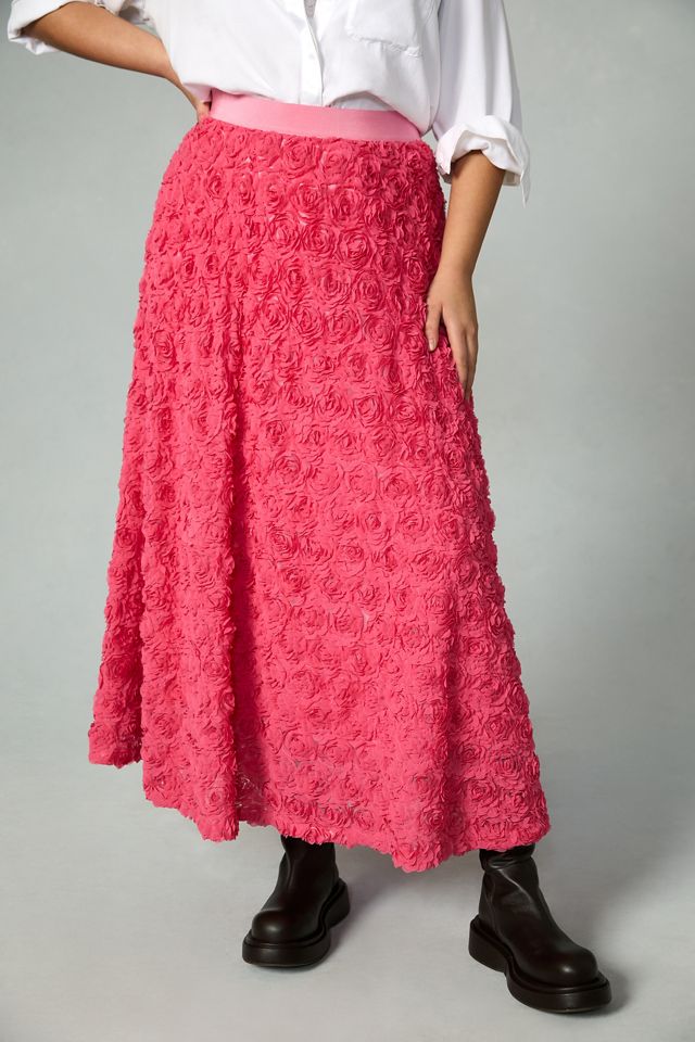 Maeve Floral Appliqué Skirt #5