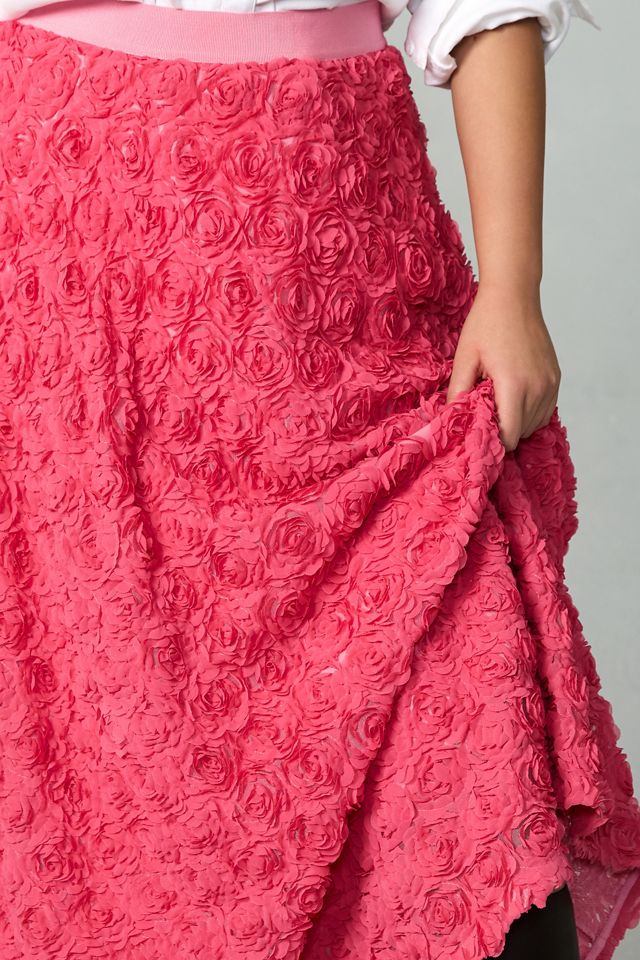 Maeve Floral Appliqué Skirt #6