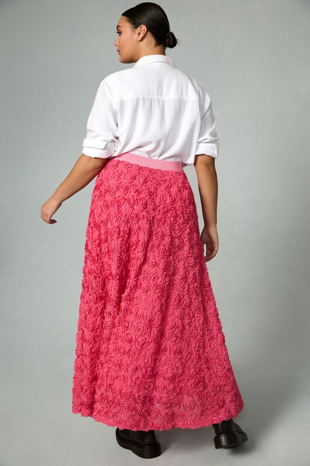 Maeve Floral Appliqué Skirt #8