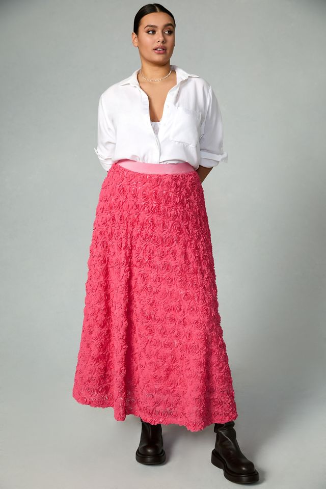 Maeve Floral Appliqué Skirt #4