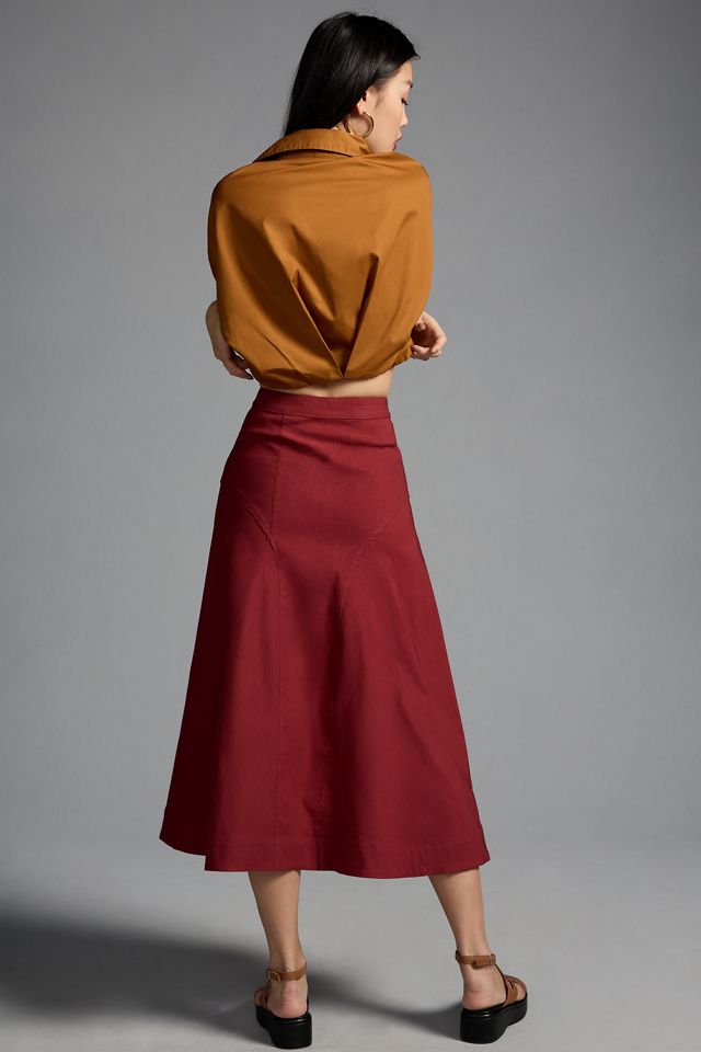 By Anthropologie Buttondown Skirt #3