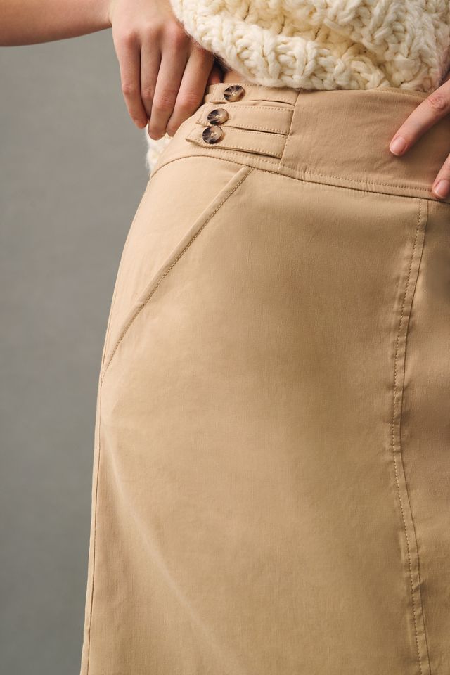 By Anthropologie Slim Column Maxi Skirt #1