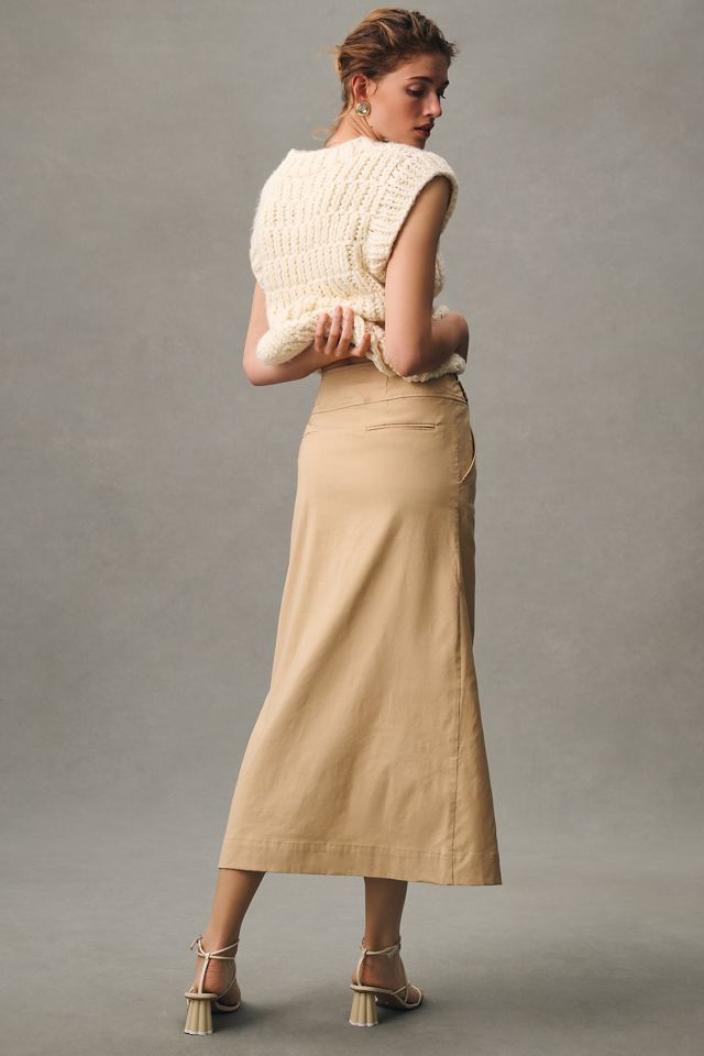 By Anthropologie Slim Column Maxi Skirt #2