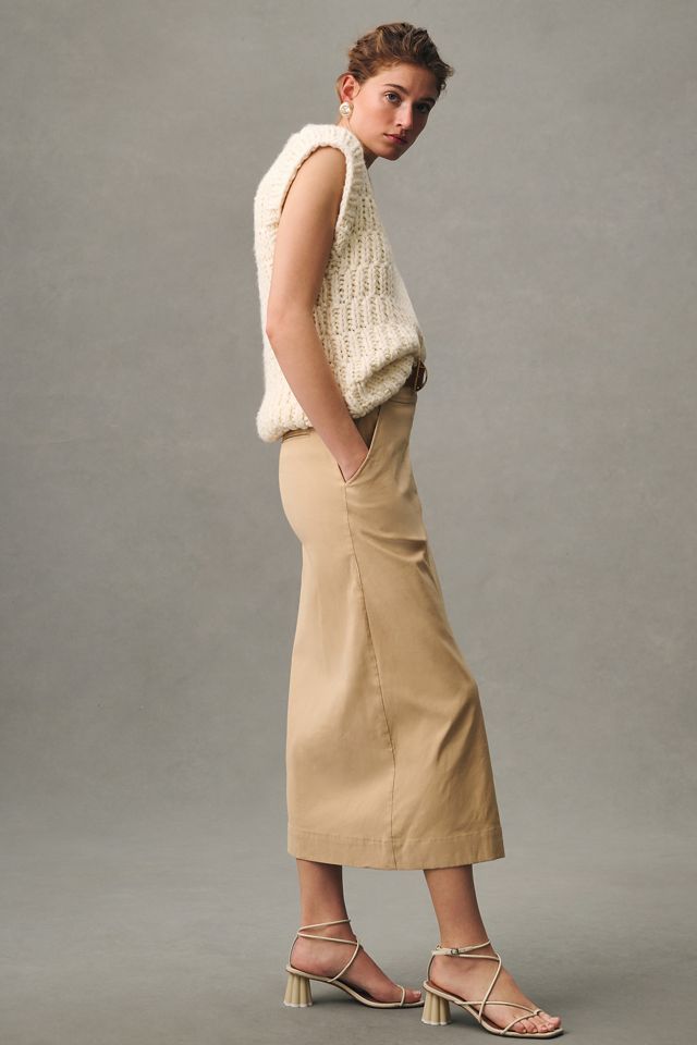 By Anthropologie Slim Column Maxi Skirt #3