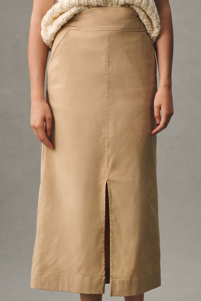 By Anthropologie Slim Column Maxi Skirt #4