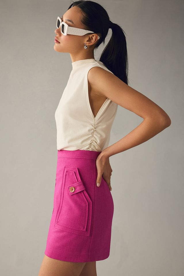 Maeve Patch-Pocket Skirt #2