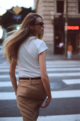 The Colette Linen Blend Maxi Skirt by Maeve