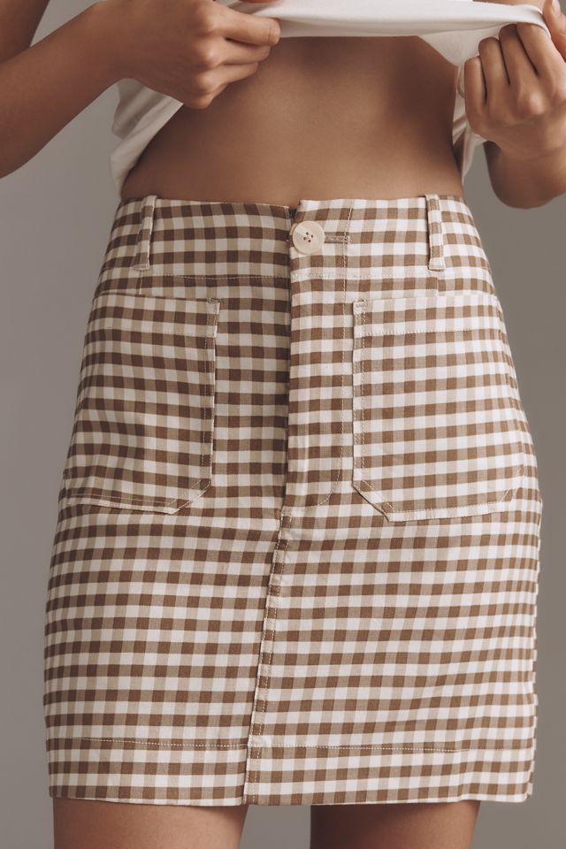 The Colette Linen Blend Mini Skirt by Maeve #2
