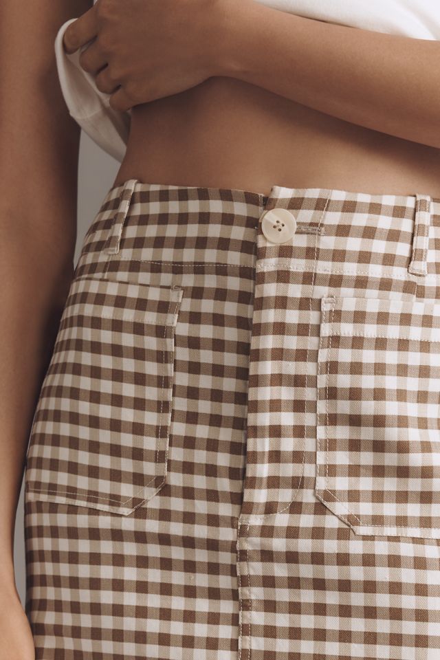 The Colette Linen Blend Mini Skirt by Maeve #4