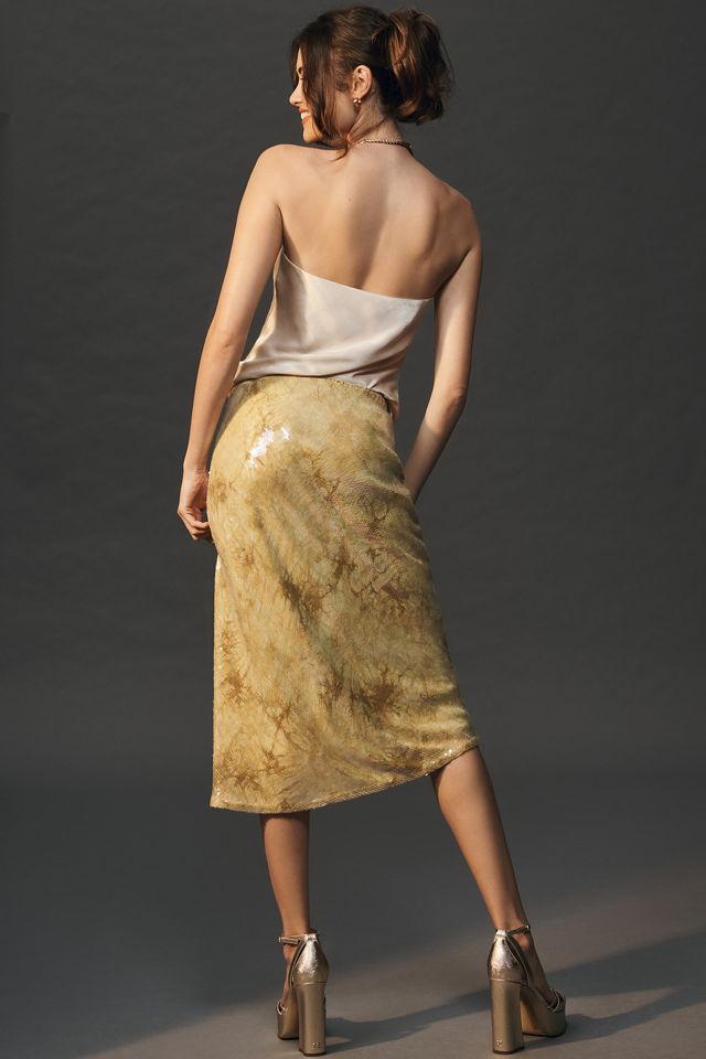 The Tilda Sequin Slip Skirt #3