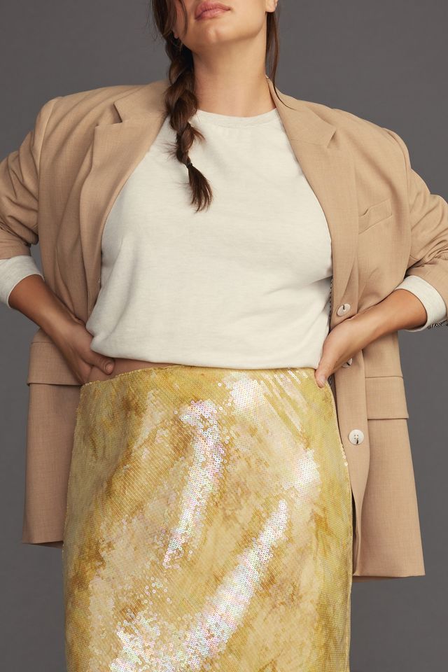 The Tilda Sequin Slip Skirt #8
