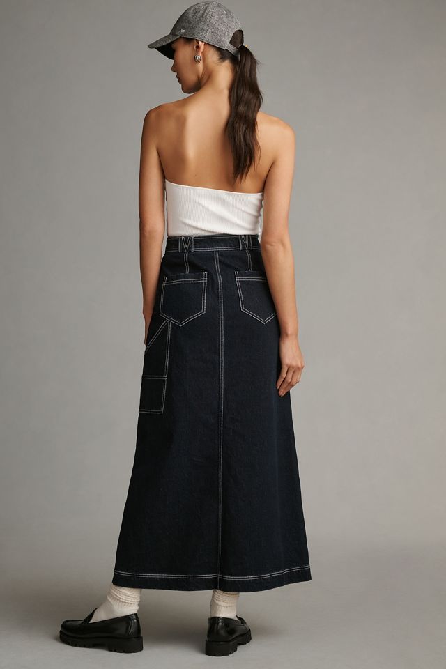 Pilcro Carpenter Maxi Skirt | Anthropologie